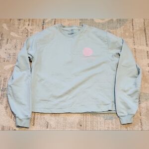 Outdoor voices Circle Logo Cropped Sweatshirt. Size S. EUC